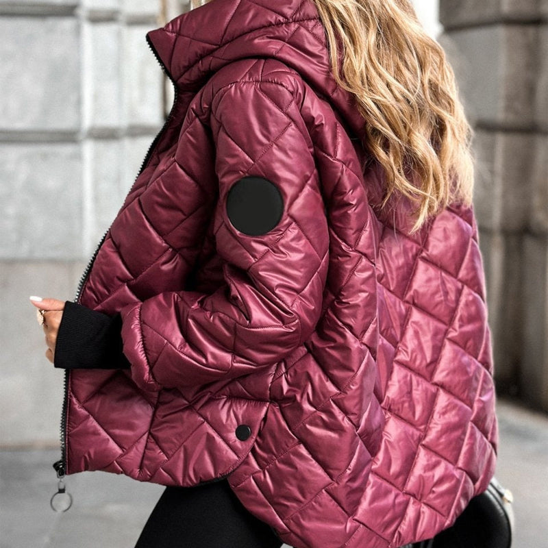 CHAQUETA ACOLCHADA DE ROMBOS