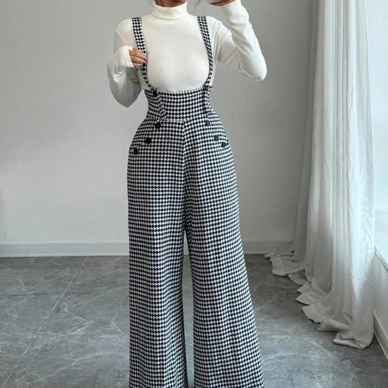 PANTALONES DE TIRO ALTO Y TIRANTES