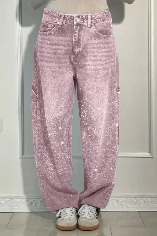VAQUEROS CON ADORNOS DE STRASS