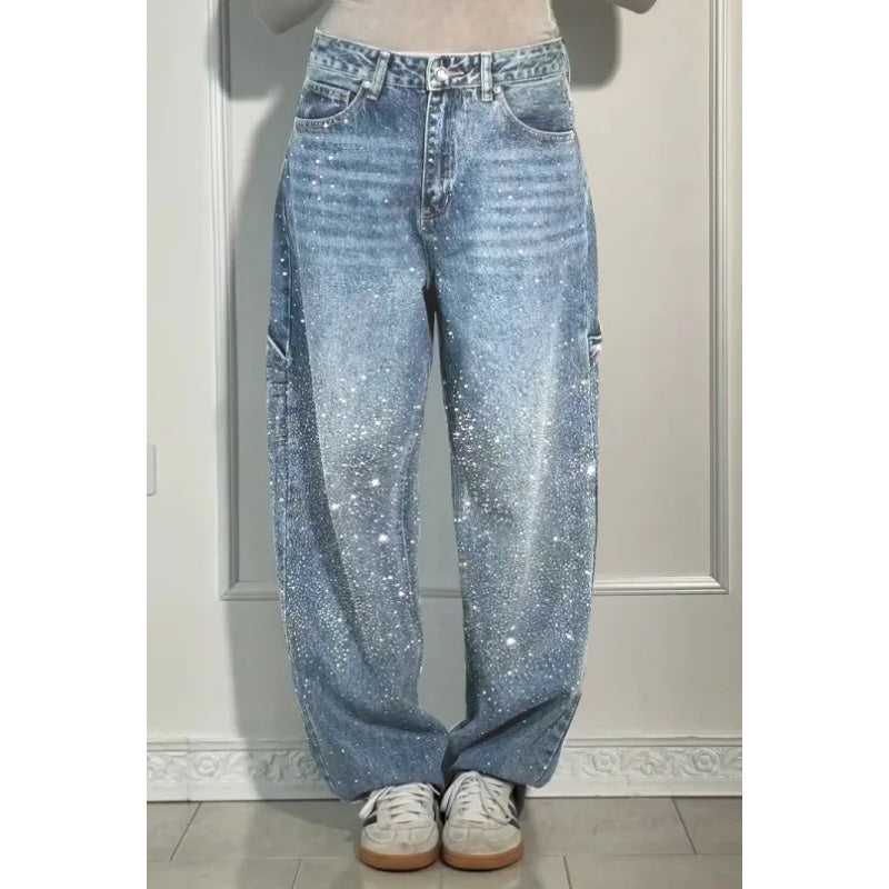 VAQUEROS CON ADORNOS DE STRASS