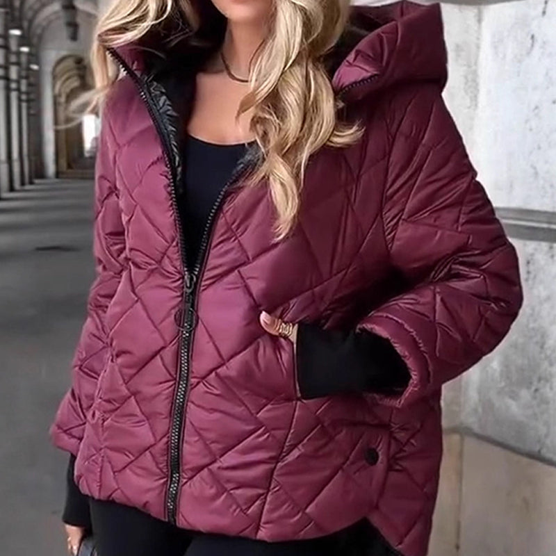 CHAQUETA ACOLCHADA DE ROMBOS