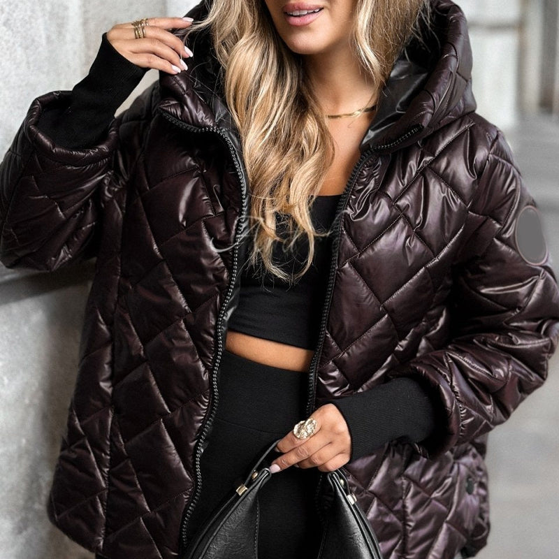 CHAQUETA ACOLCHADA DE ROMBOS