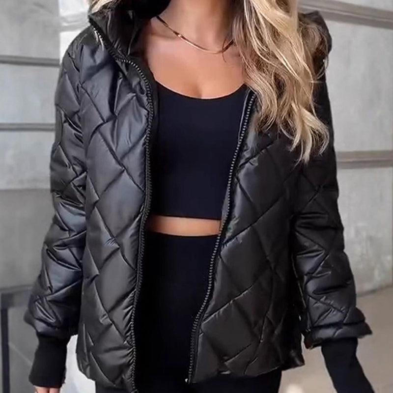 CHAQUETA ACOLCHADA DE ROMBOS