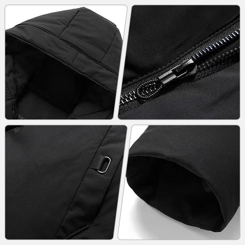 CHAQUETA ACOLCHADA DE LARGO MEDIO