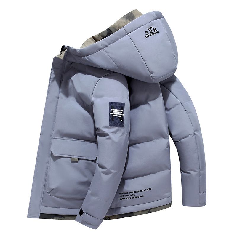 CHAQUETA DE PLUMÓN CON CAPUCHA D EALGODÓN