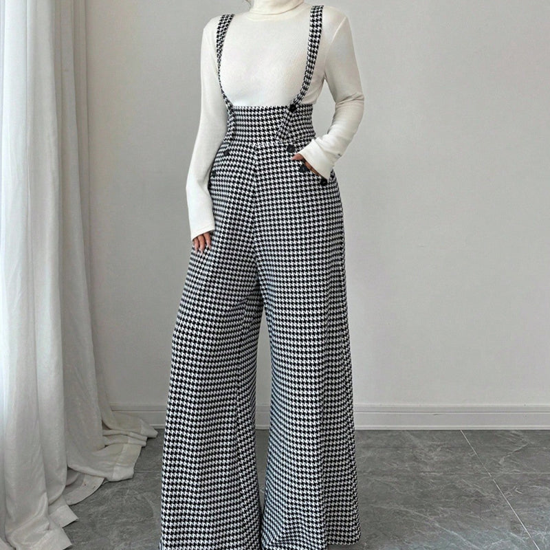 PANTALONES DE TIRO ALTO Y TIRANTES